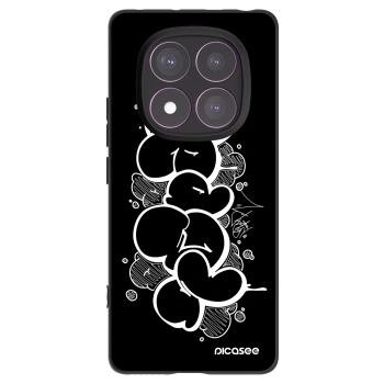 Picasee silikonový černý obal pro Xiaomi Redmi Note 14 Pro 4G - Throw UP