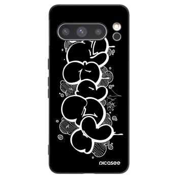 Picasee silikonový černý obal pro Google Pixel 8 Pro - Throw UP