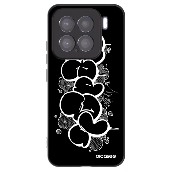 Picasee silikonový černý obal pro Xiaomi 15 - Throw UP