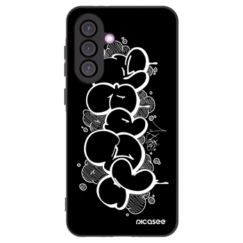 Picasee silikonový černý obal pro Samsung Galaxy A36 5G - Throw UP