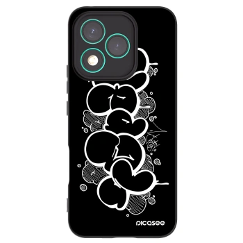Picasee silikonový černý obal pro Honor 400 Lite 5G - Throw UP