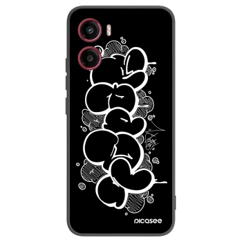 Picasee silikonový černý obal pro Motorola Moto G05 - Throw UP