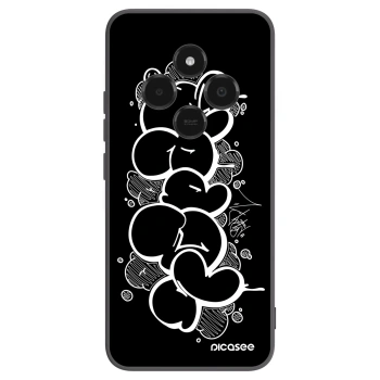 Picasee silikonový černý obal pro Xiaomi Poco C75 - Throw UP