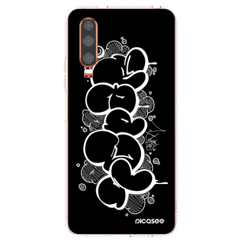 Picasee silikonový průhledný obal pro Huawei P30 - Throw UP
