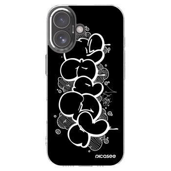 Picasee silikonový průhledný obal pro Apple iPhone 17 - Throw UP