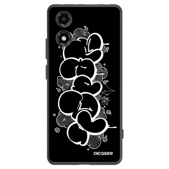 Picasee silikonový černý obal pro Motorola Moto E14 - Throw UP