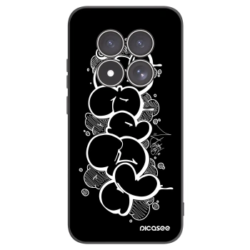 Picasee silikonový černý obal pro Xiaomi Redmi Note 15 Pro 4G - Throw UP