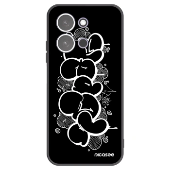 Picasee silikonový černý obal pro Xiaomi Redmi 15C 5G - Throw UP