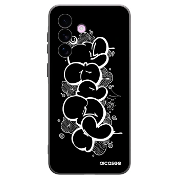 Picasee silikonový černý obal pro Samsung Galaxy A57 5G - Throw UP