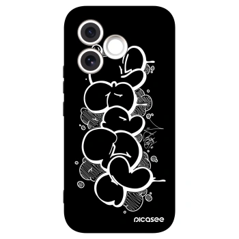 Picasee silikonový černý obal pro Honor 600 Lite - Throw UP