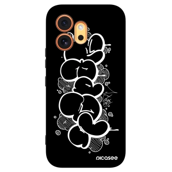 Picasee silikonový černý obal pro Honor 600 - Throw UP