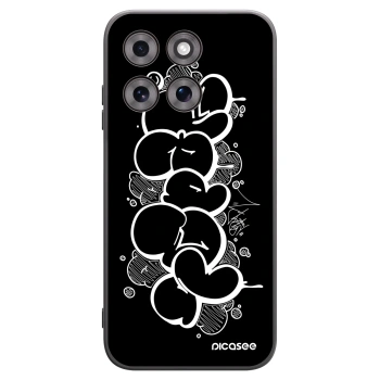 Picasee silikonový černý obal pro Motorola Moto G77 - Throw UP