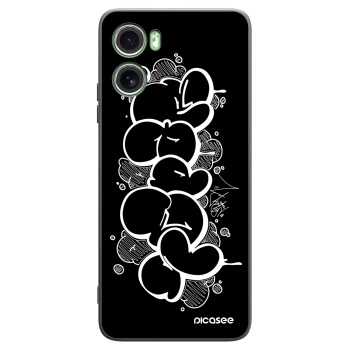 Picasee silikonový černý obal pro Motorola Moto G06 - Throw UP