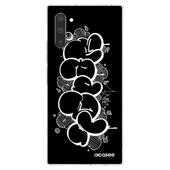 Picasee silikonový průhledný obal pro Samsung Galaxy Note 10 N970F - Throw UP