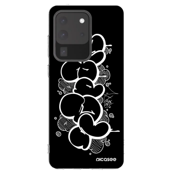 Picasee silikonový průhledný obal pro Samsung Galaxy S20 Ultra 5G G988F - Throw UP
