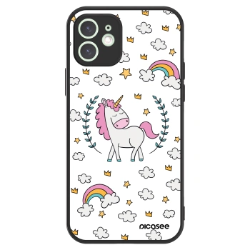 Picasee ULTIMATE CASE MagSafe pro Apple iPhone 12 - Unicorn hvězdné nebe