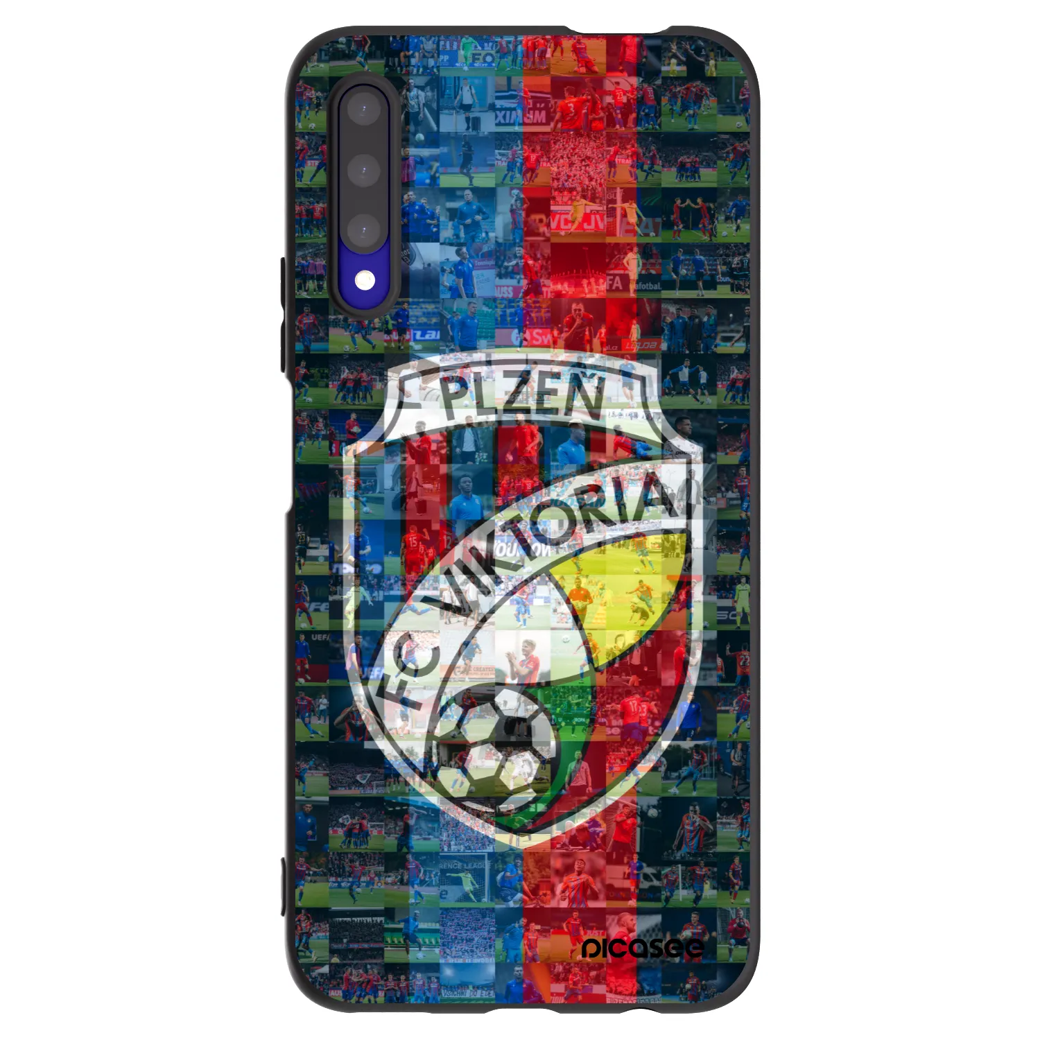 Picasee silikonový černý obal pro Honor 9X Pro - FC Viktoria Plzeň A