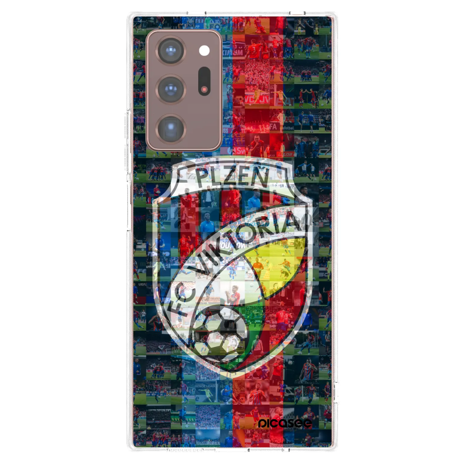 Picasee silikonový průhledný obal pro Samsung Galaxy Note 20 Ultra - FC Viktoria Plzeň A