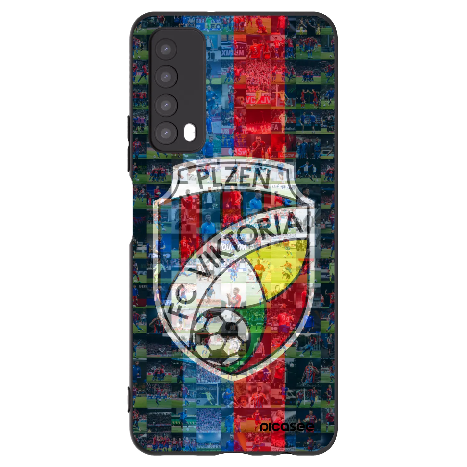 Picasee silikonový černý obal pro Huawei P Smart 2021 - FC Viktoria Plzeň A