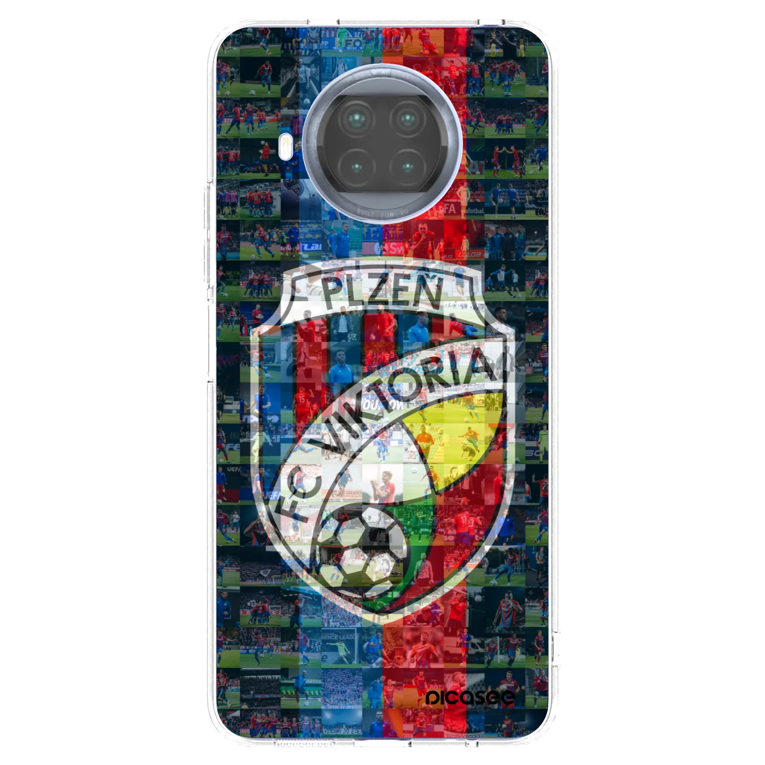 Picasee silikonový průhledný obal pro Xiaomi Mi 10T Lite - FC Viktoria Plzeň A