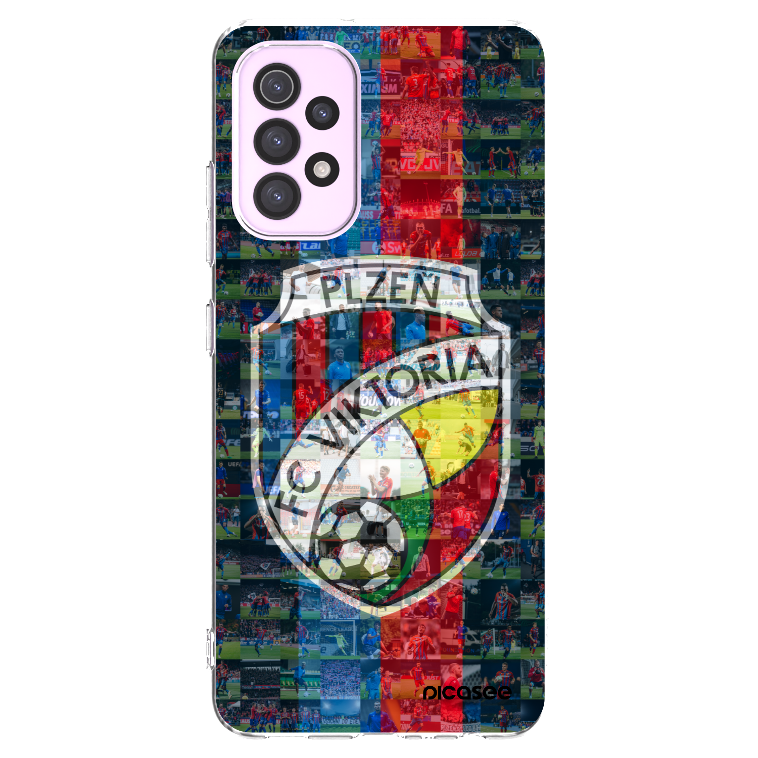Picasee silikonový průhledný obal pro Samsung Galaxy A32 5G A326B - FC Viktoria Plzeň A