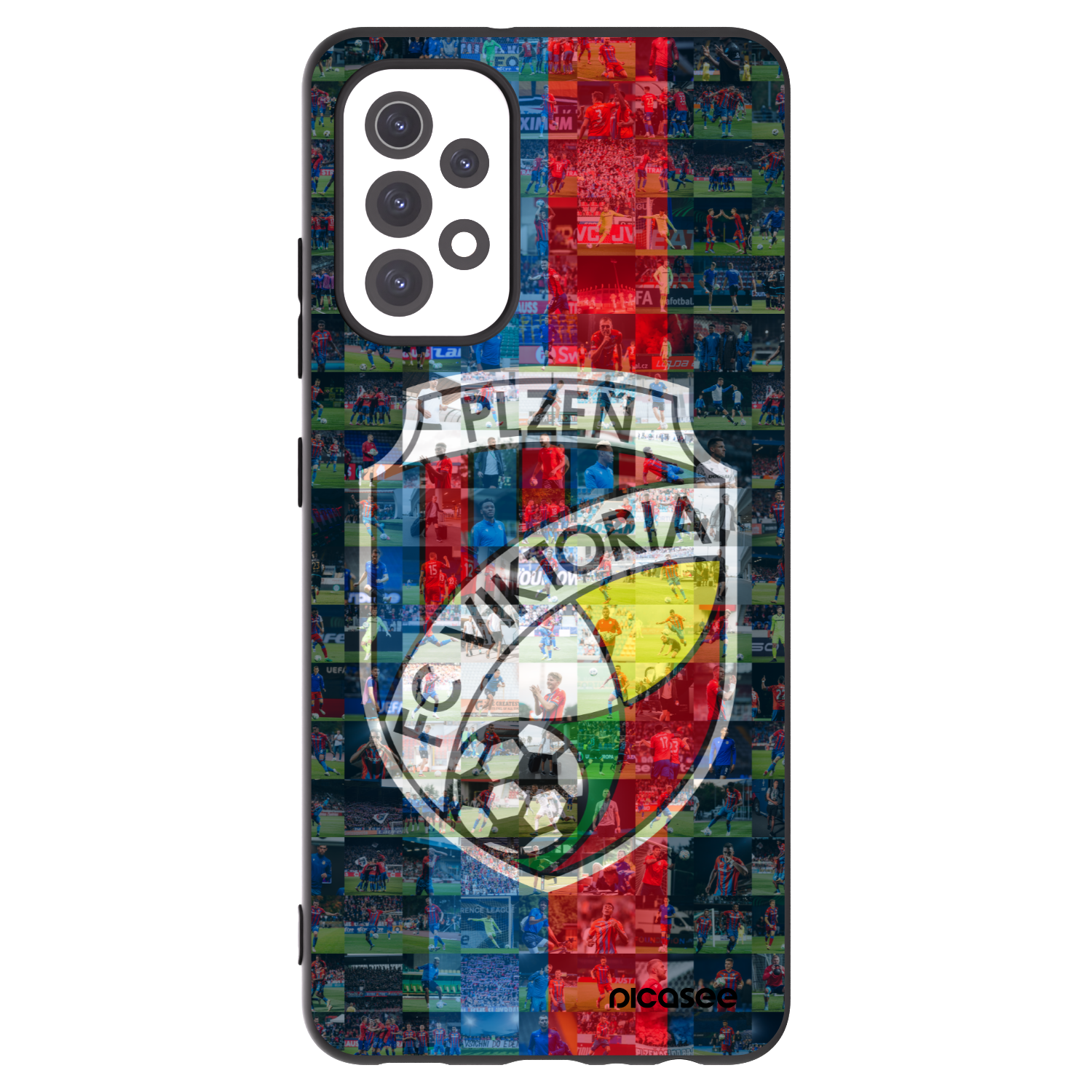 Picasee silikonový černý obal pro Samsung Galaxy A32 5G A326B - FC Viktoria Plzeň A