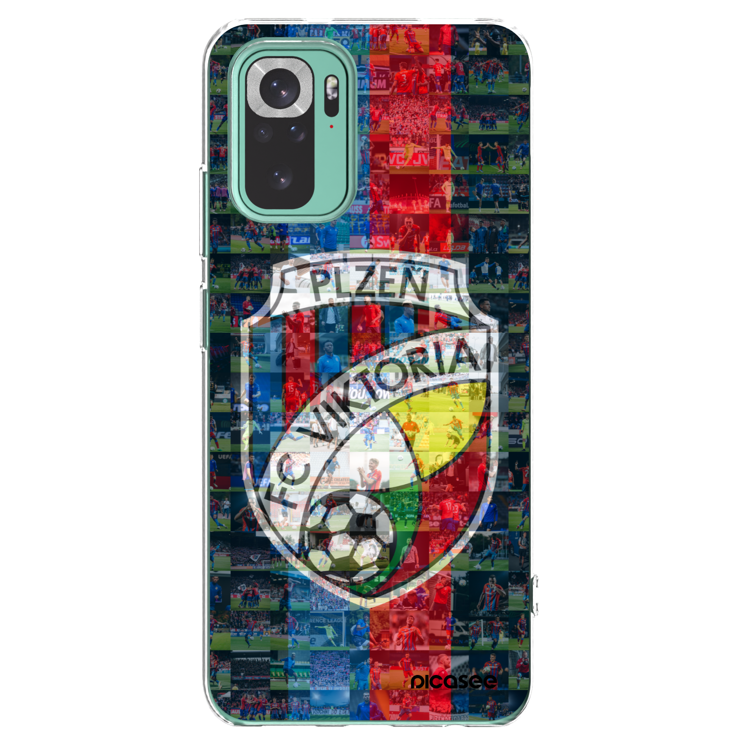 Picasee silikonový průhledný obal pro Xiaomi Redmi Note 10 Pro - FC Viktoria Plzeň A