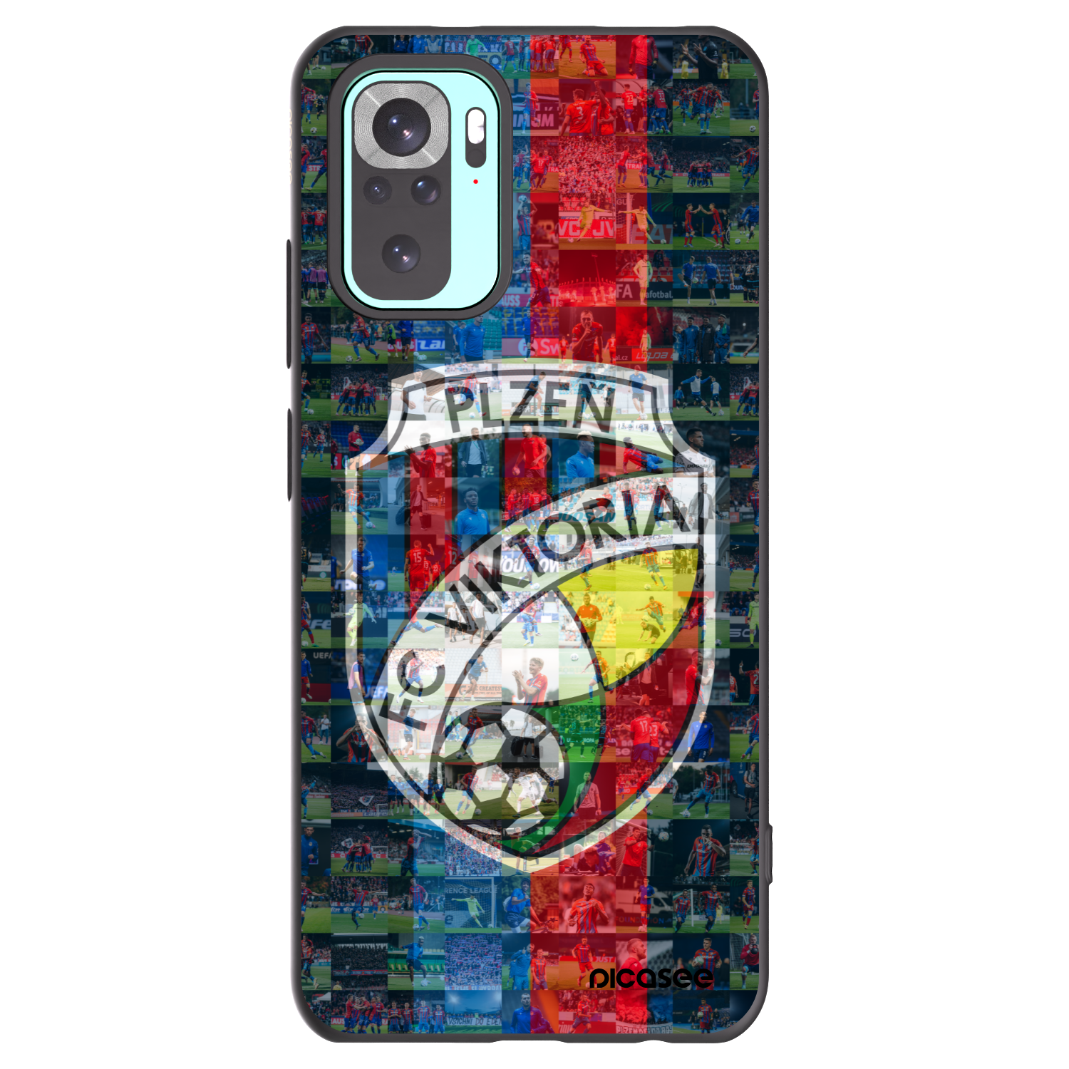 Picasee silikonový černý obal pro Xiaomi Redmi Note 10 Pro - FC Viktoria Plzeň A