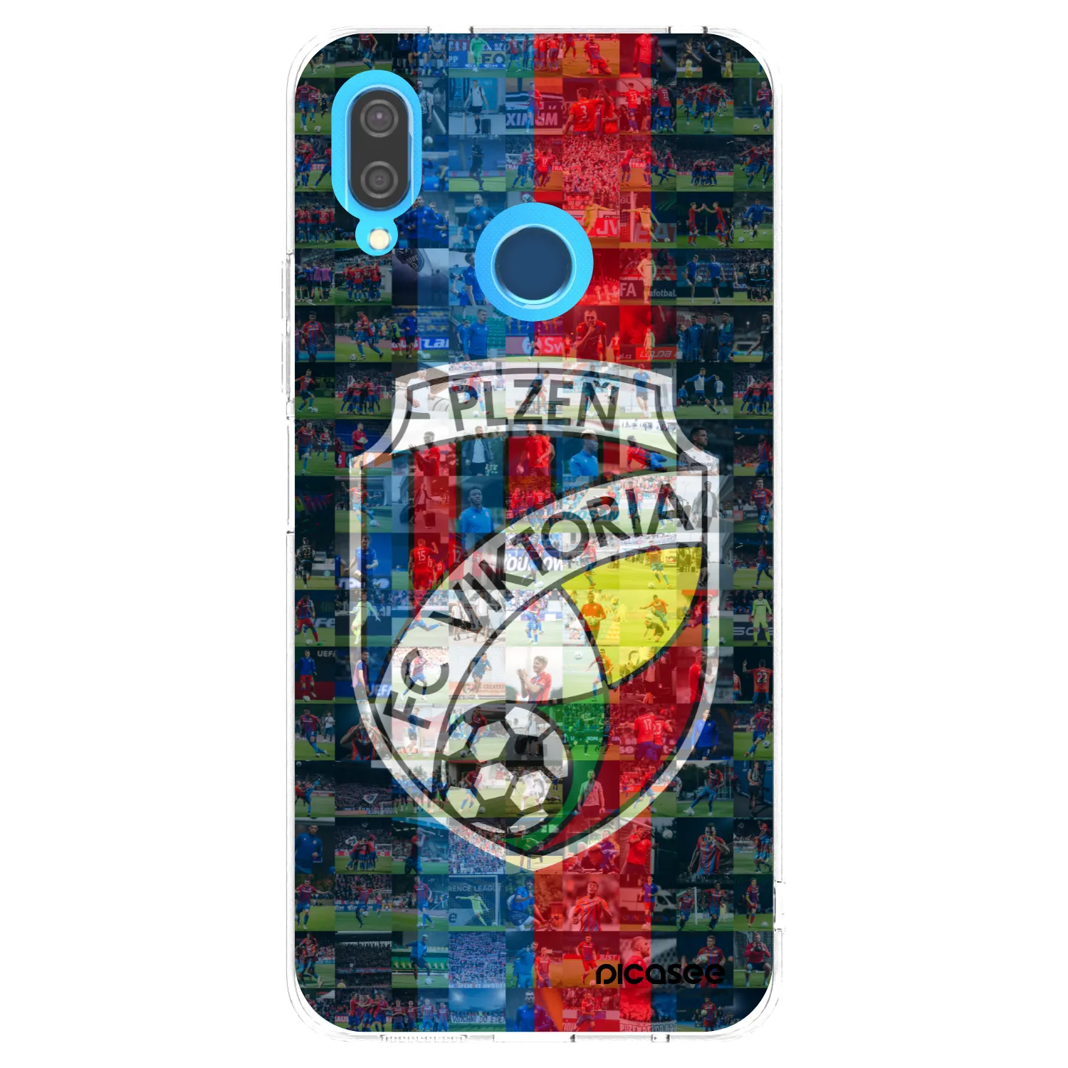 Picasee silikonový průhledný obal pro Huawei P20 Lite - FC Viktoria Plzeň A