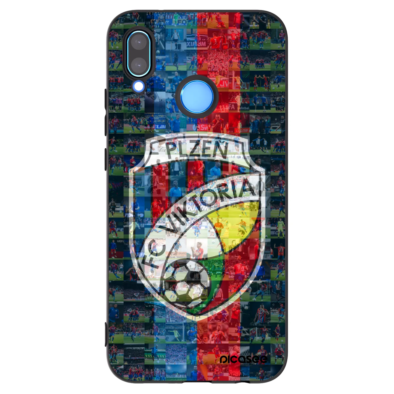 Picasee silikonový černý obal pro Huawei P20 Lite - FC Viktoria Plzeň A