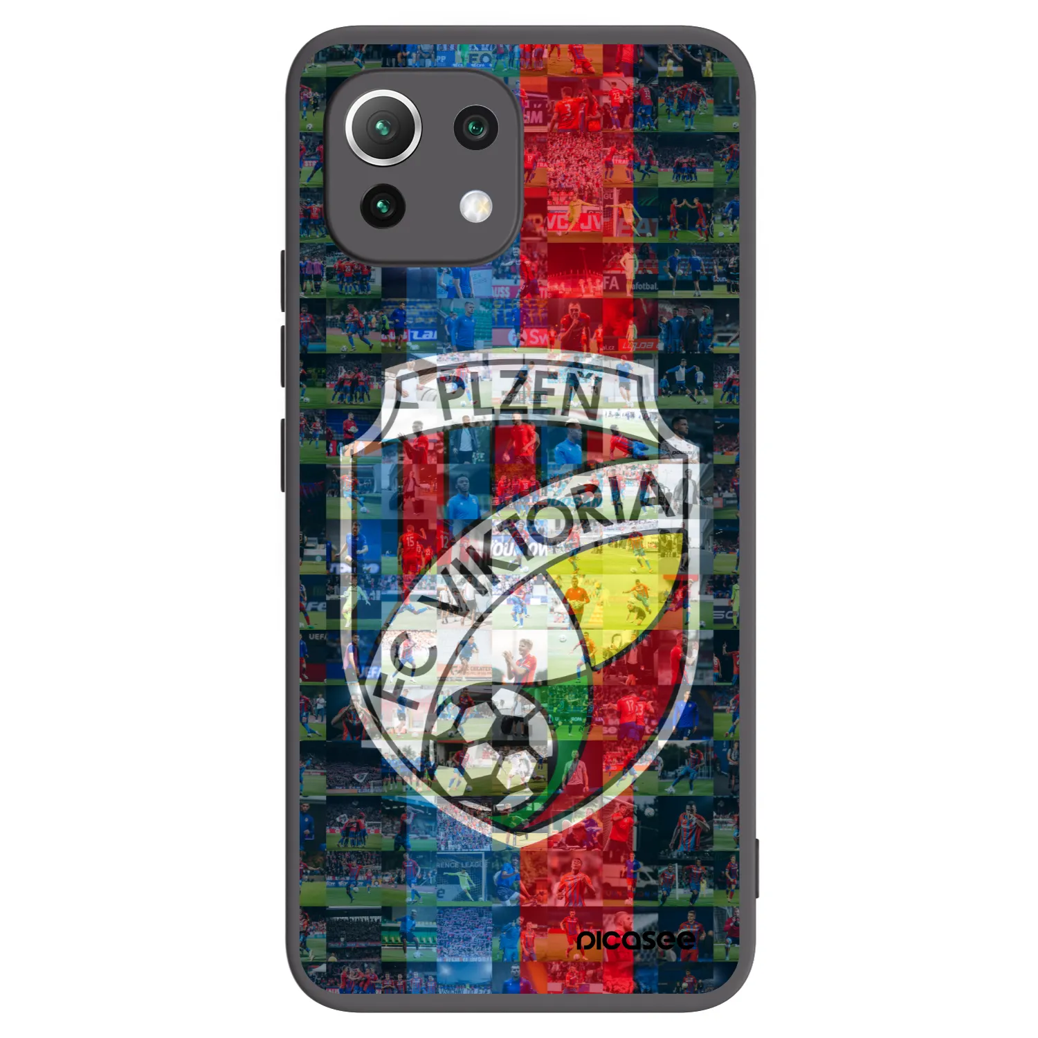 Picasee silikonový černý obal pro Xiaomi Mi 11 Lite - FC Viktoria Plzeň A
