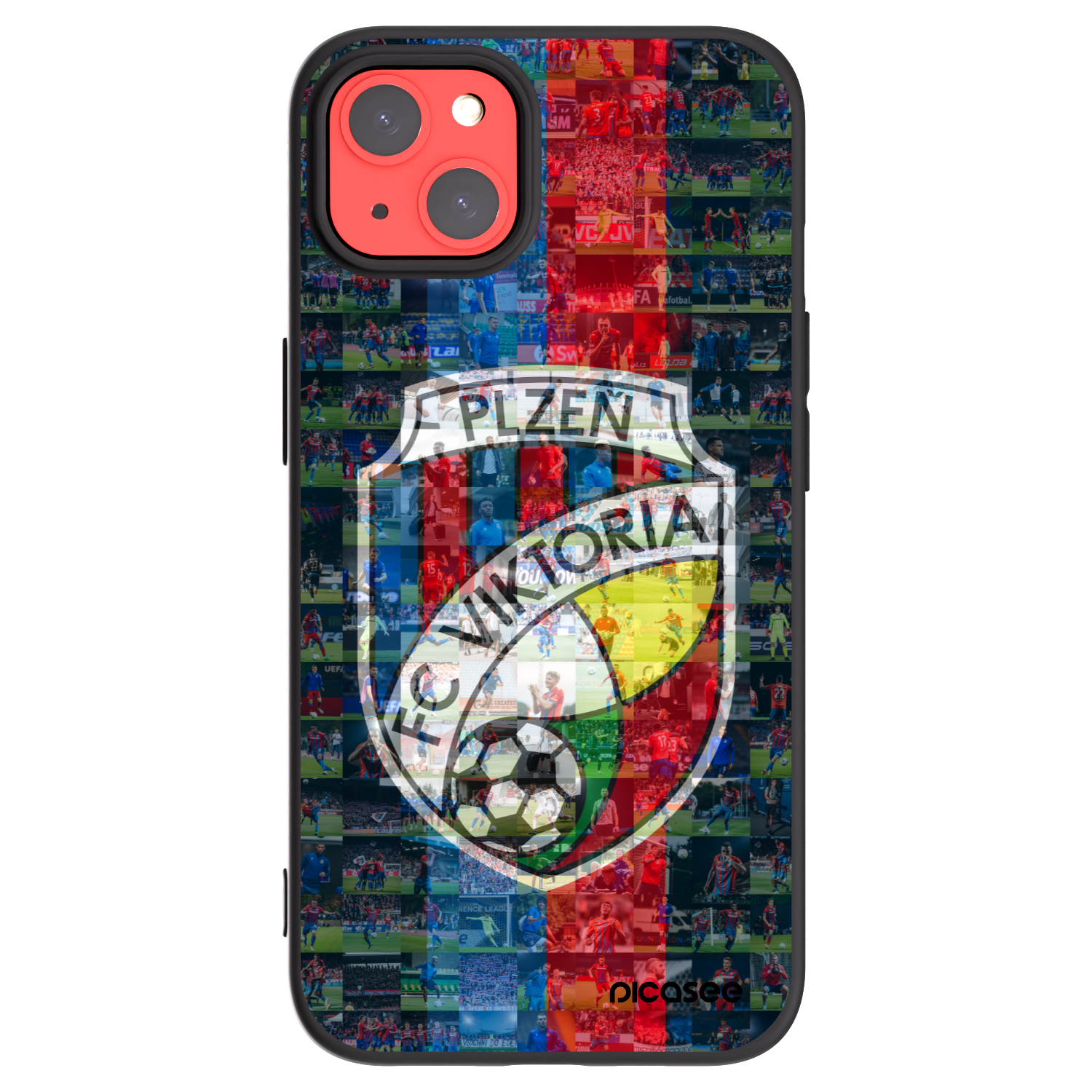 Picasee silikonový černý obal pro Apple iPhone 13 - FC Viktoria Plzeň A