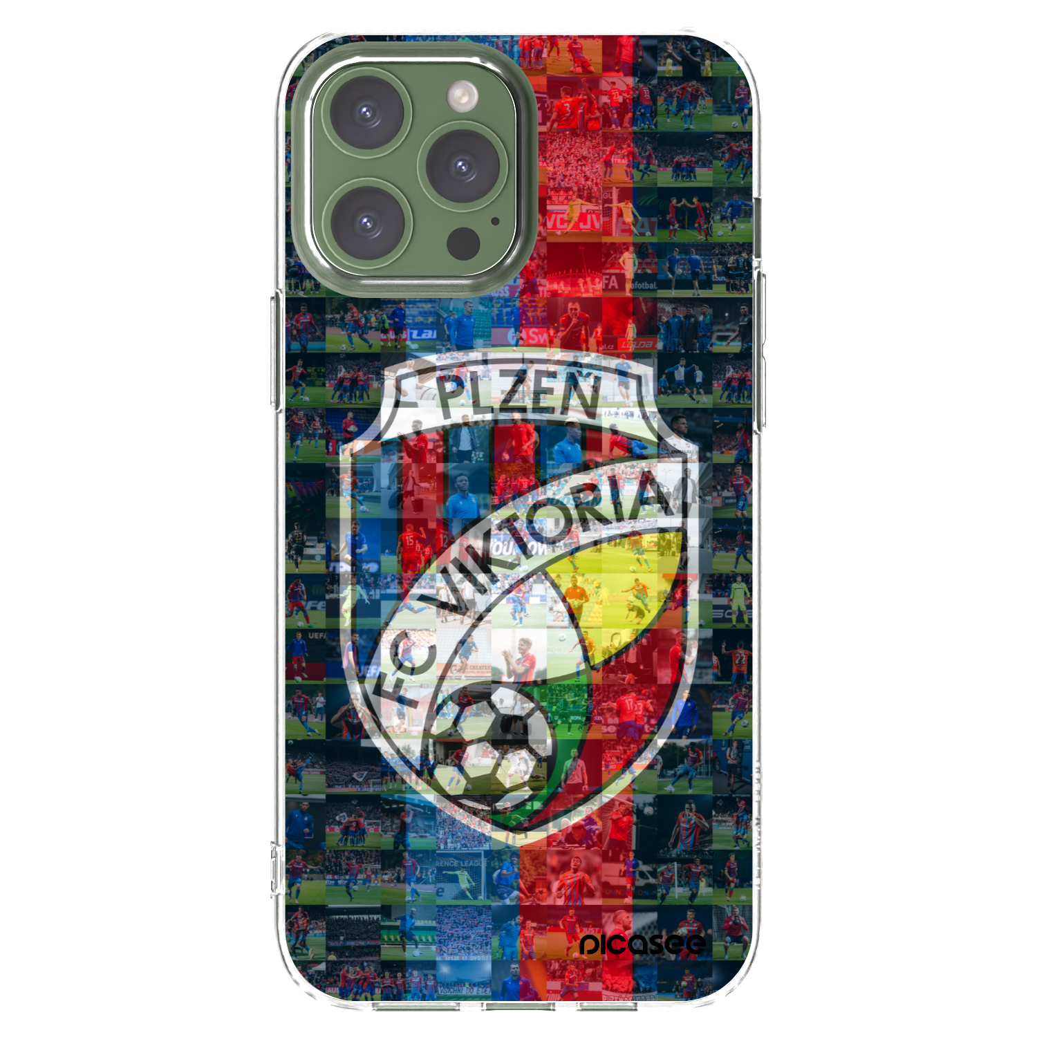 Picasee silikonový průhledný obal pro Apple iPhone 13 Pro Max - FC Viktoria Plzeň A