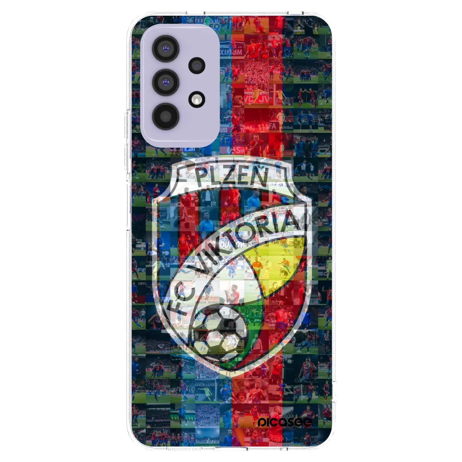 Picasee silikonový průhledný obal pro Samsung Galaxy A32 4G SM-A325F - FC Viktoria Plzeň A
