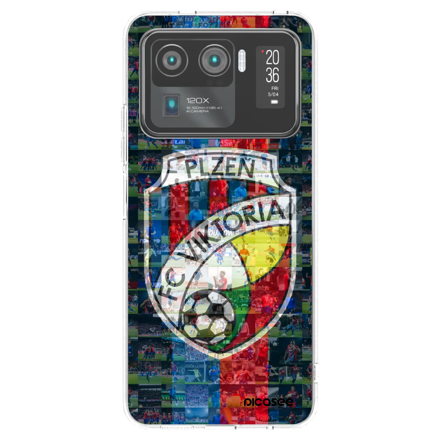 Picasee silikonový průhledný obal pro Xiaomi Mi 11 Ultra - FC Viktoria Plzeň A
