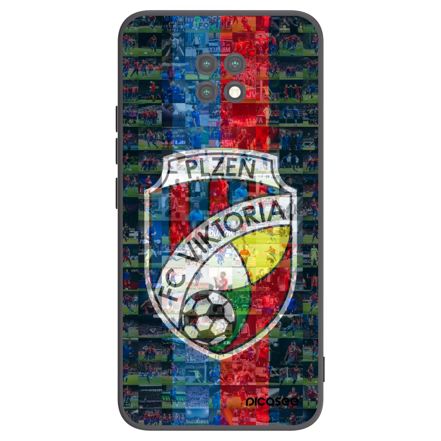Picasee silikonový černý obal pro Xiaomi Redmi Note 9T - FC Viktoria Plzeň A