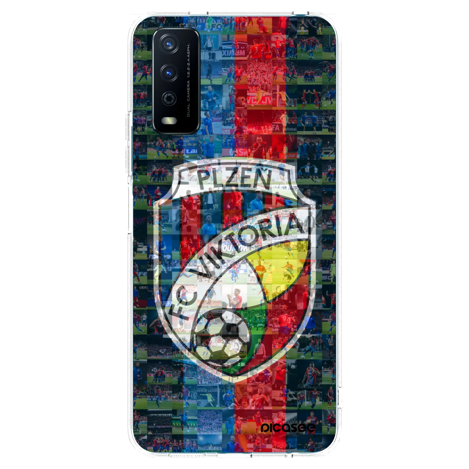 Picasee silikonový průhledný obal pro Vivo Y11s - FC Viktoria Plzeň A