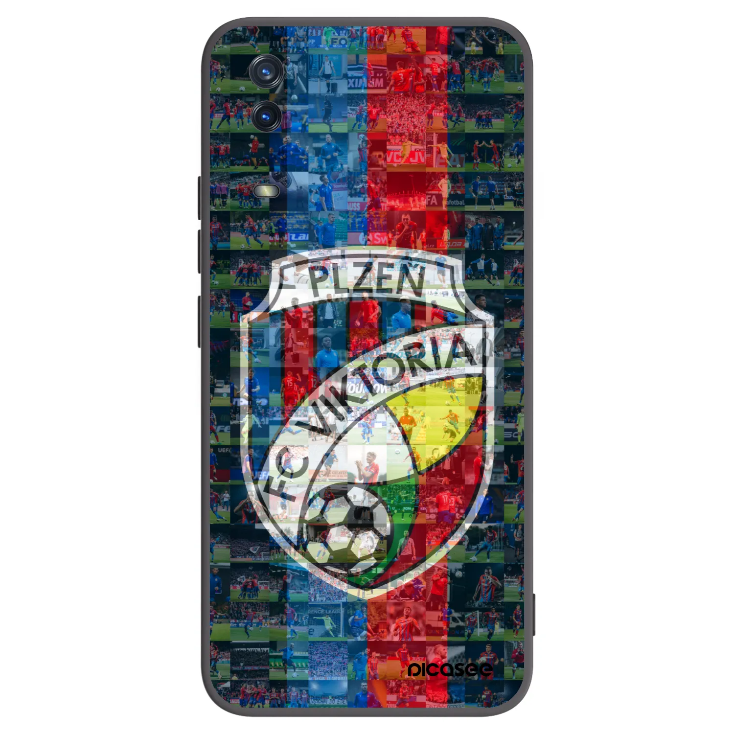 Picasee silikonový černý obal pro Vivo Y11s - FC Viktoria Plzeň A