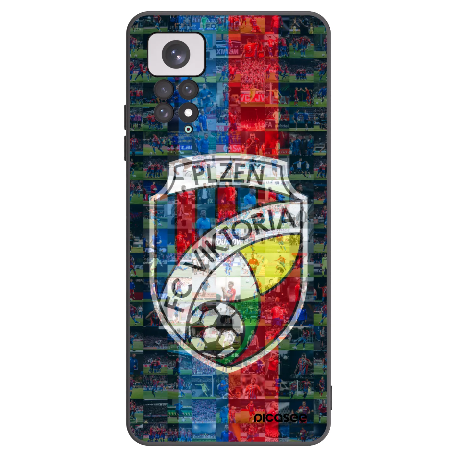 Picasee silikonový černý obal pro Xiaomi Redmi Note 11 - FC Viktoria Plzeň A