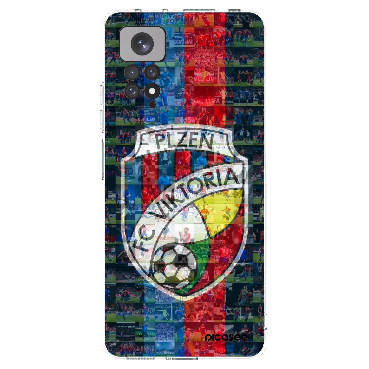 Picasee silikonový průhledný obal pro Xiaomi Redmi Note 11 - FC Viktoria Plzeň A