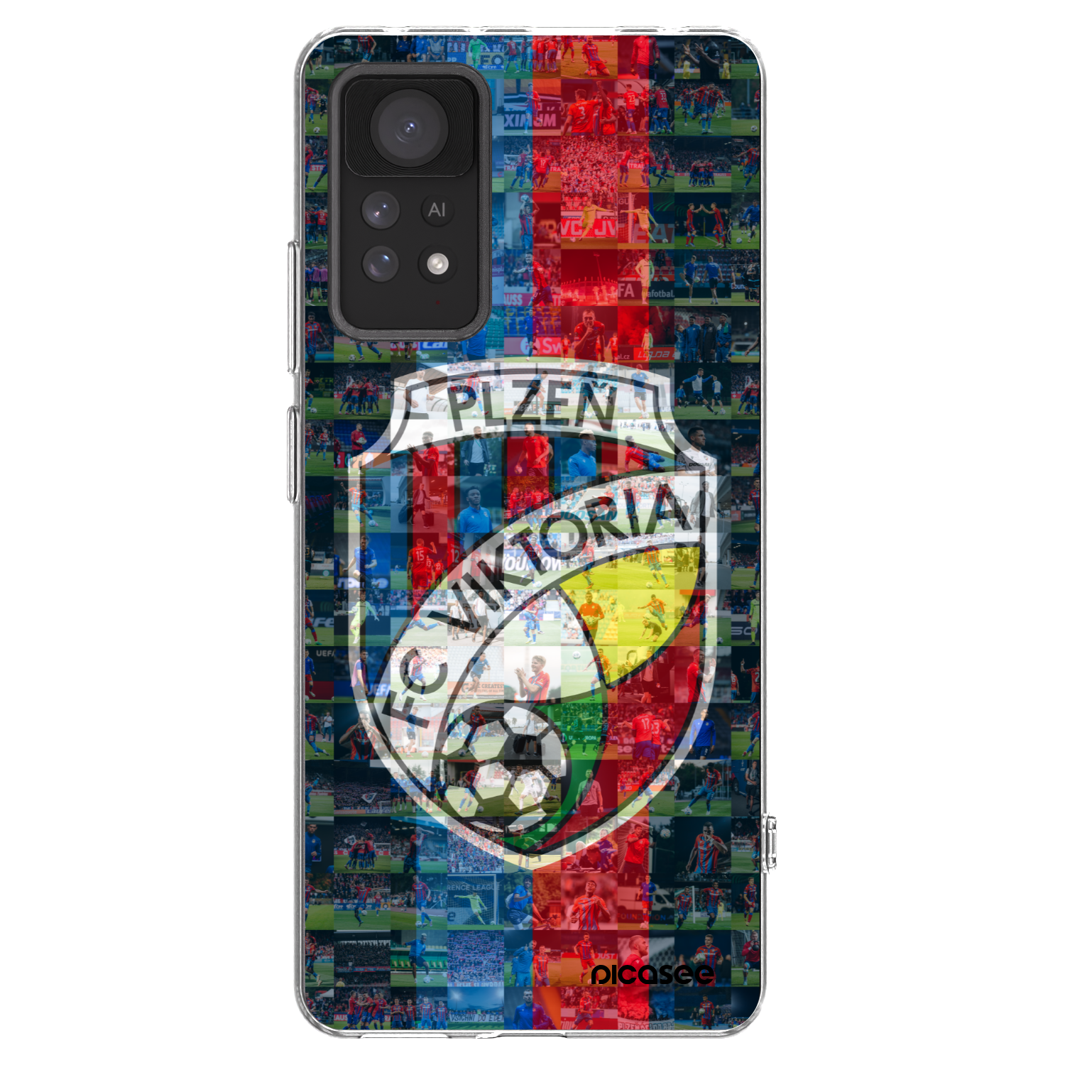 Picasee silikonový průhledný obal pro Xiaomi Redmi Note 11 Pro - FC Viktoria Plzeň A