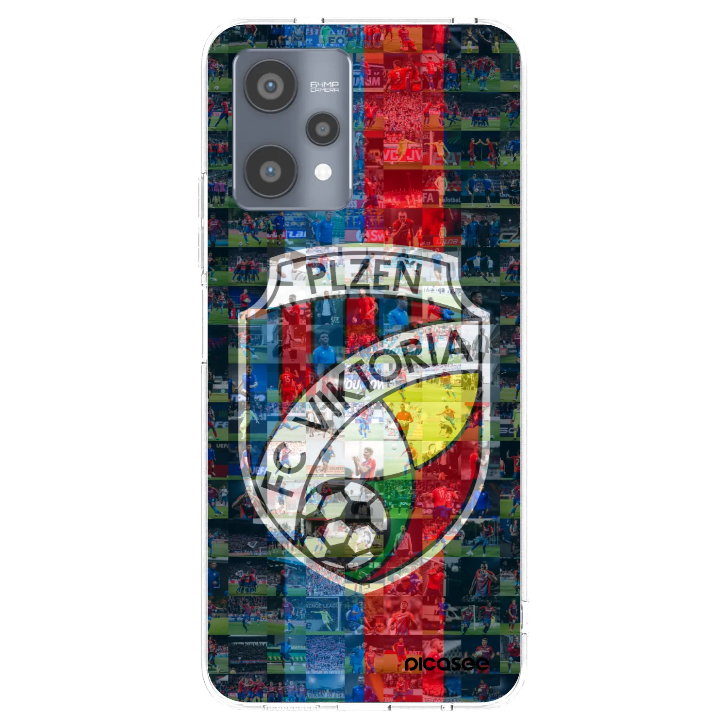 Picasee silikonový průhledný obal pro Realme 9 Pro 5G - FC Viktoria Plzeň A