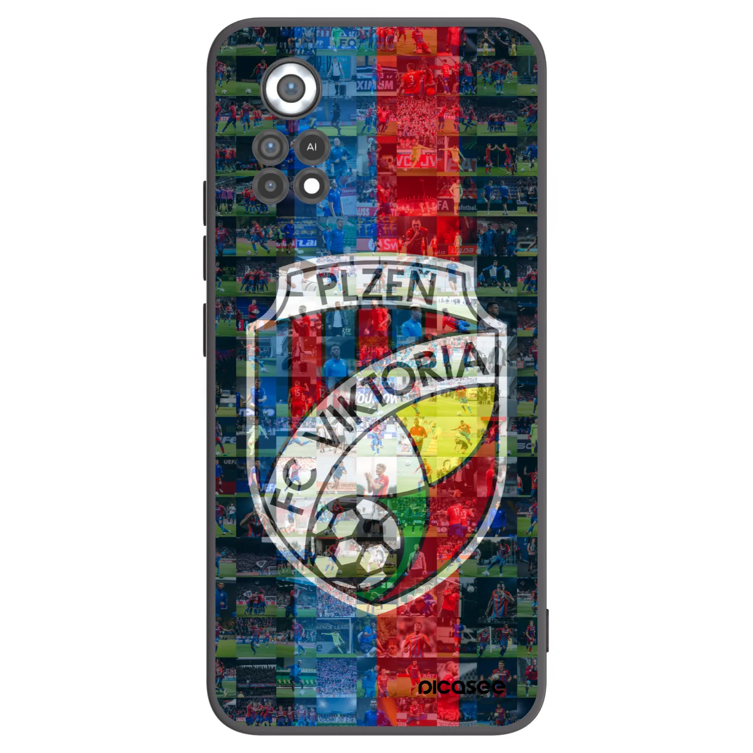 Picasee silikonový černý obal pro Xiaomi Poco X4 Pro 5G - FC Viktoria Plzeň A