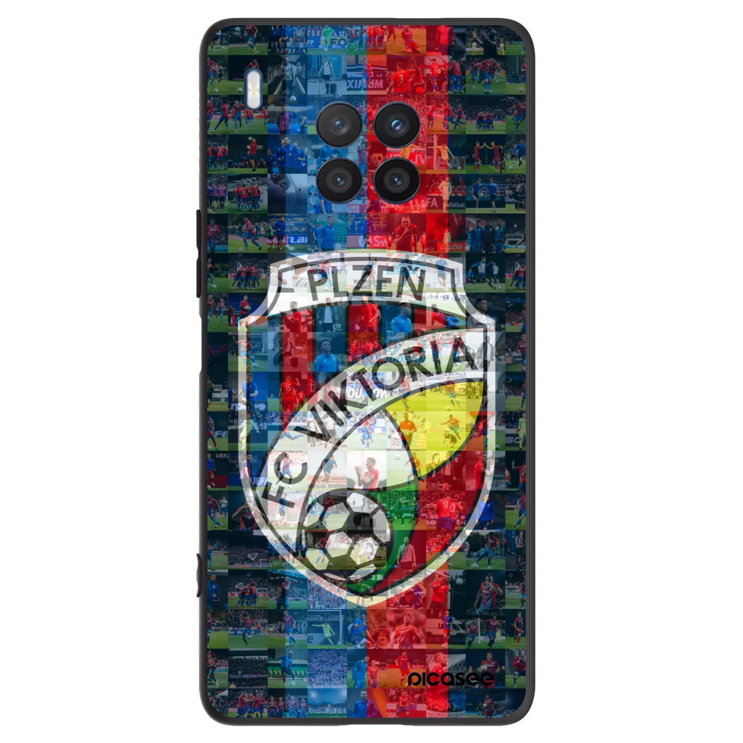 Picasee silikonový černý obal pro Honor 50 Lite - FC Viktoria Plzeň A