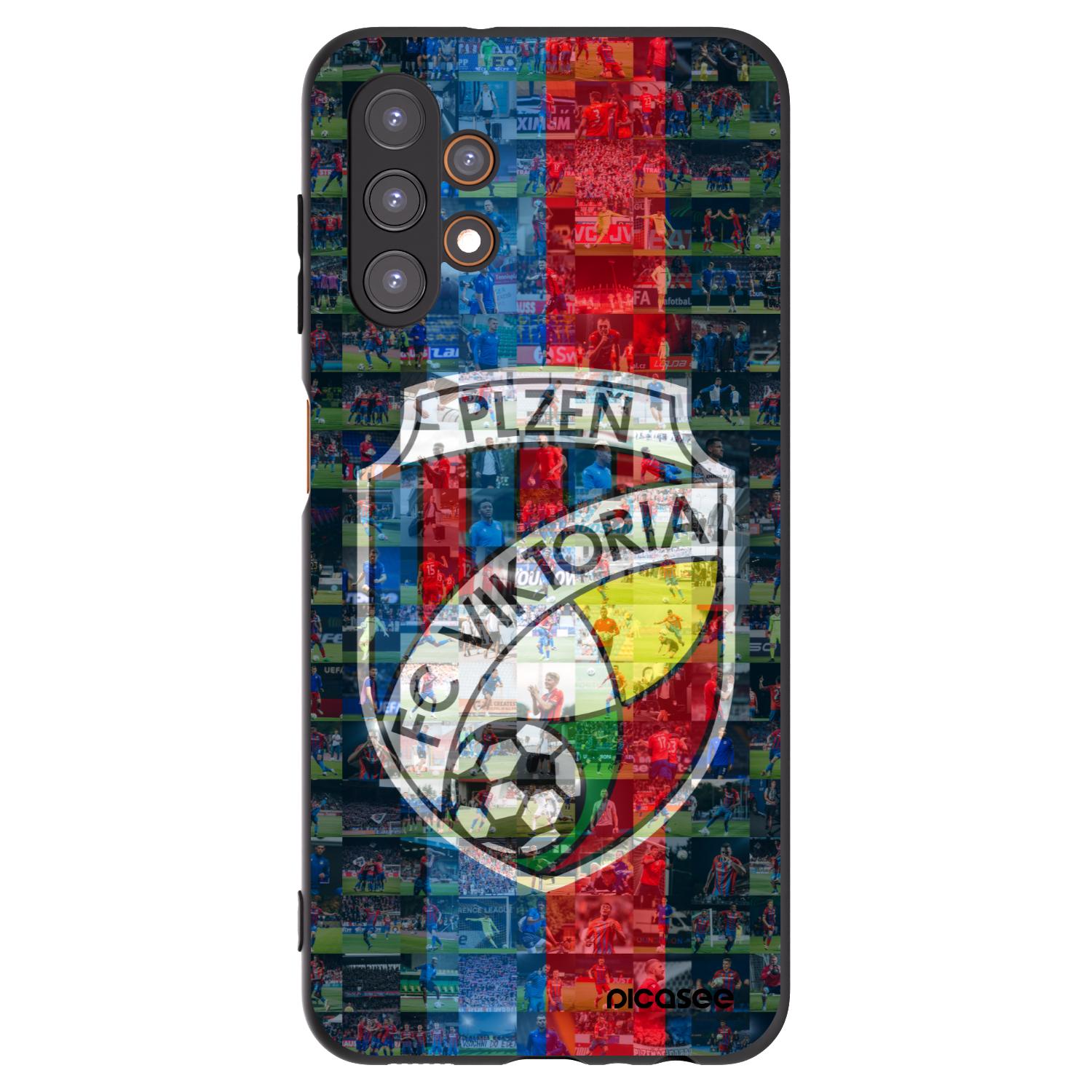 Picasee silikonový černý obal pro Samsung Galaxy A13 4G A135 - FC Viktoria Plzeň A