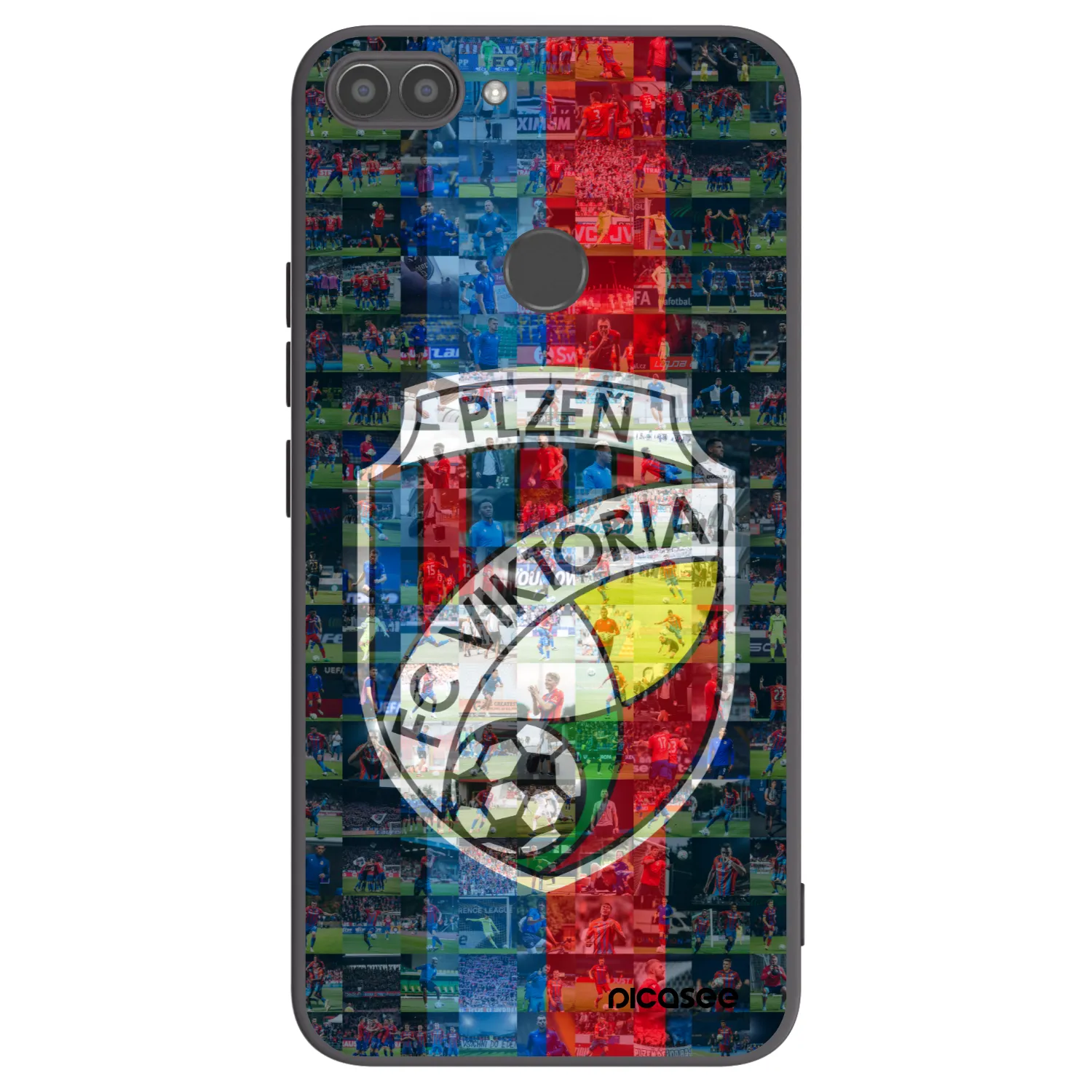 Picasee silikonový černý obal pro Huawei P Smart - FC Viktoria Plzeň A