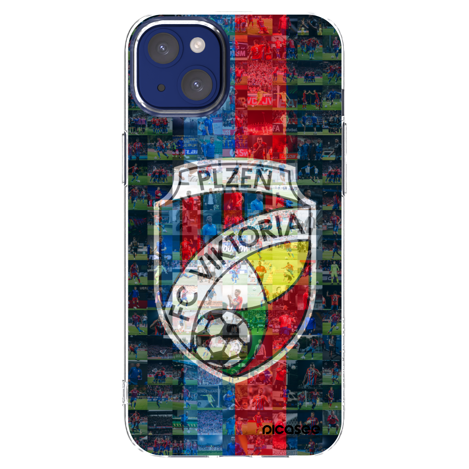 Picasee silikonový průhledný obal pro Apple iPhone 14 Plus - FC Viktoria Plzeň A