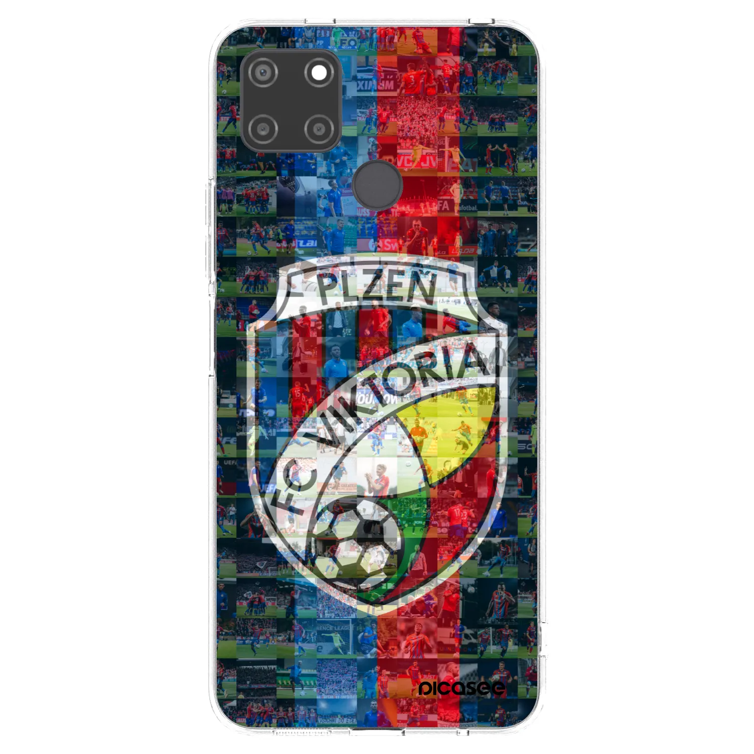 Picasee silikonový průhledný obal pro Realme C21Y - FC Viktoria Plzeň A