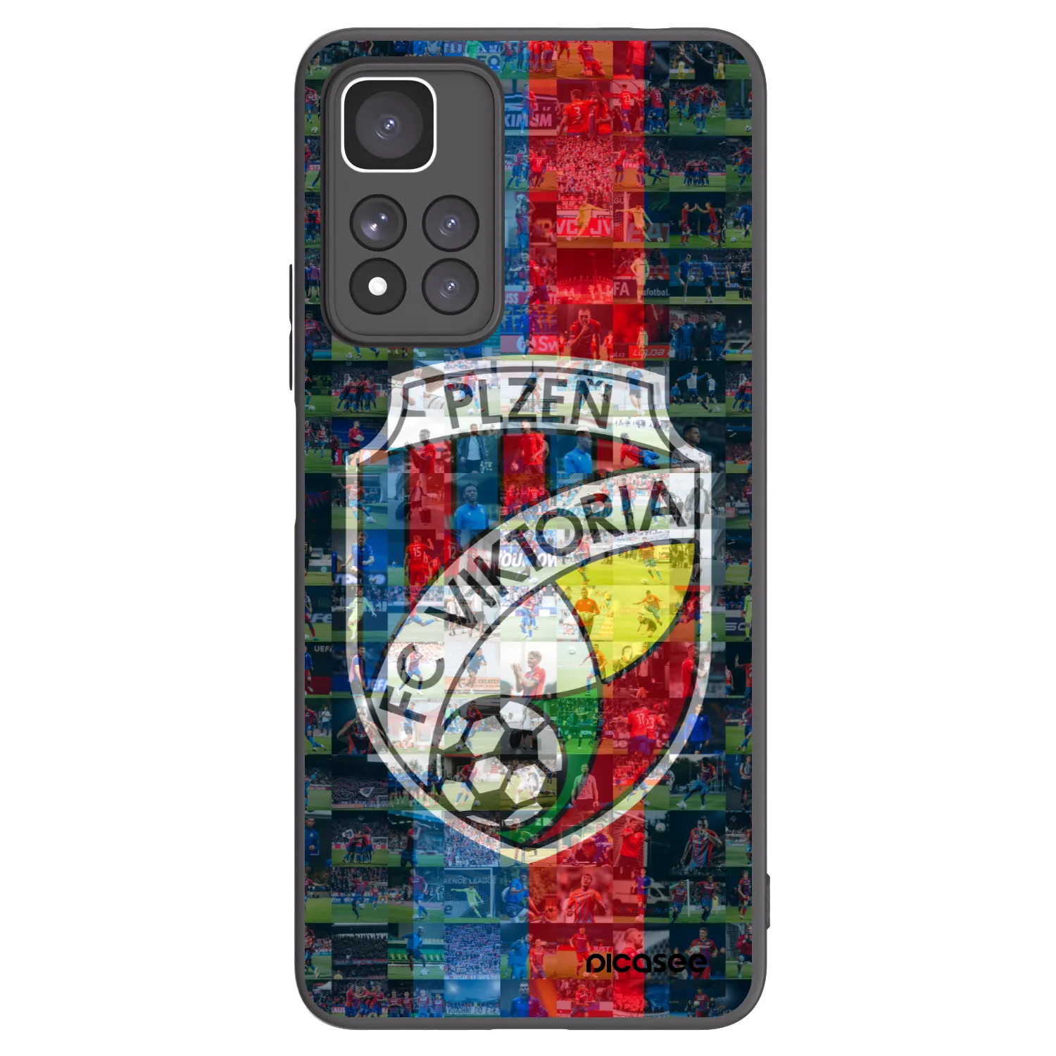 Picasee silikonový černý obal pro Xiaomi Redmi Note 11 Pro+ 5G - FC Viktoria Plzeň A