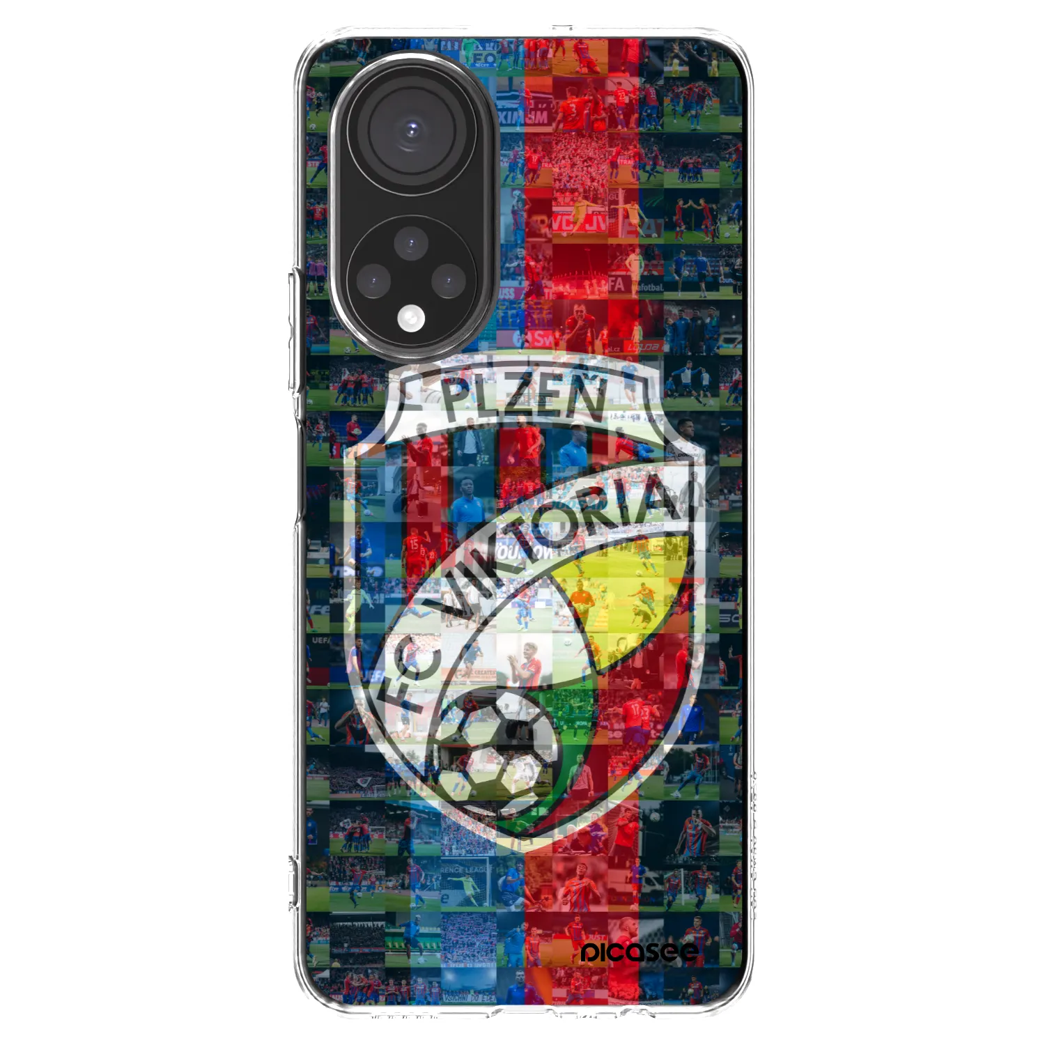Picasee silikonový průhledný obal pro Honor X7 - FC Viktoria Plzeň A